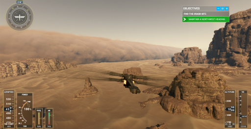 画像ギャラリー No.008のサムネイル画像 / 「Microsoft Flight Simulator」，映画「Dune/デューン 砂の惑星」とコラボした拡張パックを本日配信。あのオーニソプターを完全シミュレート