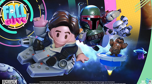 画像ギャラリー No.001のサムネイル画像 / 「Fall Guys」，「スター・ウォーズ」のコスチュームとビジュアルアイテムを追加。チューバッカやハン・ソロなどの衣装が登場