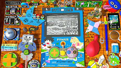画像ギャラリー No.004のサムネイル画像 / 手作りノートADVこと「RPGタイム！〜ライトの伝説〜」は3月10日配信開始。放課後の教室で，少年“ケンタくん”が作った大作RPGを遊ぶ