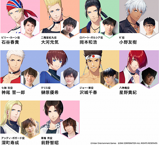 画像ギャラリー No.002のサムネイル画像 / 「THE KING OF FIGHTERS for GIRLS」，七枷社とクリスが攻略対象に。1周年記念情報も公開