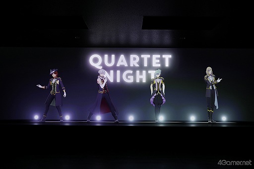 画像ギャラリー No.025のサムネイル画像 / QUARTET NIGHTはそこにいた！　「CG STAR LIVE『QUARTET NIGHT LIKE A GAME』」開催に森久保祥太郎さんもニッコリ！　LOVEを感じたメディア先行体験会をレポート