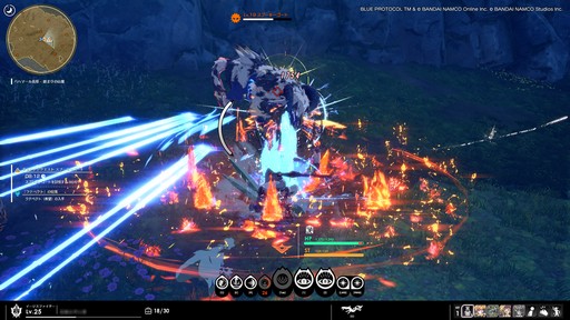 画像ギャラリー No.071のサムネイル画像 / 「BLUE PROTOCOL」クローズドβテストのプレイレポートを掲載。CATから9か月を経て確実に進化しているが，不便さも浮き彫りに