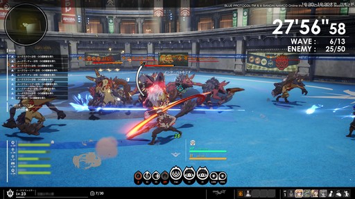 画像ギャラリー No.077のサムネイル画像 / 「BLUE PROTOCOL」クローズドβテストのプレイレポートを掲載。CATから9か月を経て確実に進化しているが，不便さも浮き彫りに