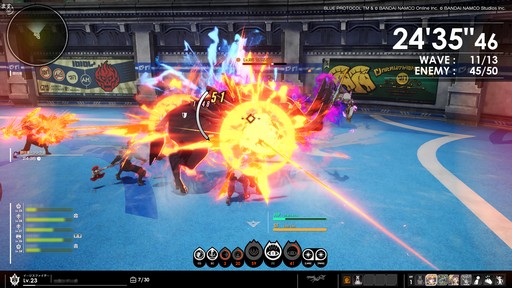 画像ギャラリー No.080のサムネイル画像 / 「BLUE PROTOCOL」クローズドβテストのプレイレポートを掲載。CATから9か月を経て確実に進化しているが，不便さも浮き彫りに