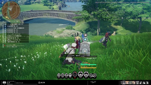 画像ギャラリー No.099のサムネイル画像 / 「BLUE PROTOCOL」クローズドβテストのプレイレポートを掲載。CATから9か月を経て確実に進化しているが，不便さも浮き彫りに