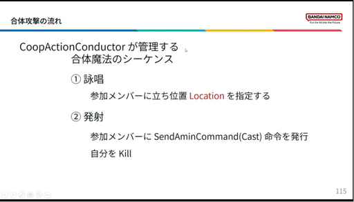 画像ギャラリー No.038のサムネイル画像 / ［CEDEC2023］「BLUE PROTOCOLのAI実装 〜企画意図をふるまいに反映させるために行ったこと〜」聴講レポート。エネミーの行動を決めるAI，その舞台裏が明かされた