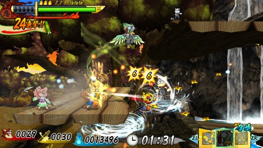 画像ギャラリー No.003のサムネイル画像 / Switch向け忍者アクション「忍スピリッツS 真田獣勇士伝」の配信がスタート。30％オフセールを8月22日まで実施