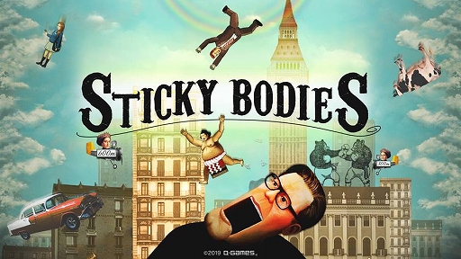 画像ギャラリー No.001のサムネイル画像 / シュールな落下アクションゲーム，スマホ向けアプリ「Sticky Bodies」が本日配信開始