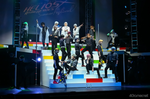 画像ギャラリー No.002のサムネイル画像 / 夏フェスが舞台！　特殊能力とライブが交差する「Action Stage『エリオスライジングヒーローズ』-SUMMER FESTIVAL-」ゲネプロレポート