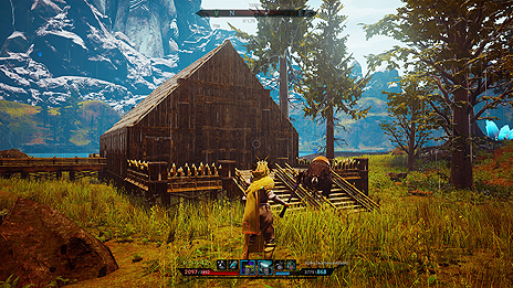 画像ギャラリー No.004のサムネイル画像 / PS4「シタデル：永炎の魔法と古の城塞」，城塞づくりを含む建築要素の情報と，魔法バトルも見られるトレイラーが公開
