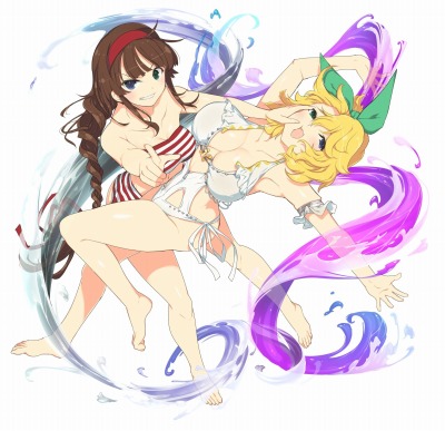 画像ギャラリー No.011のサムネイル画像 / 「神田川 JET GIRLS」に「閃乱カグラ」シリーズの8キャラクターが参戦。追加DLC第1弾「斑鳩＆詠」「両奈＆両備」が2020年1月16日に配信
