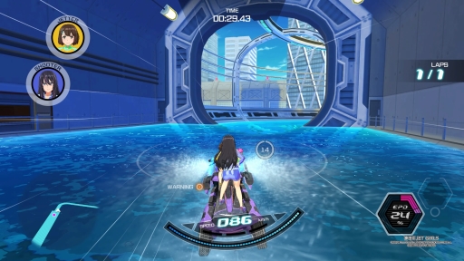 画像ギャラリー No.026のサムネイル画像 / 「神田川 JET GIRLS」を先行プレイ。本格的な水上ジェットレースと，健康的な魅力あふれる美少女たちの物語が楽しめる新作アクションレース