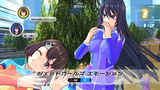 画像ギャラリー No.030のサムネイル画像 / 「神田川 JET GIRLS」を先行プレイ。本格的な水上ジェットレースと，健康的な魅力あふれる美少女たちの物語が楽しめる新作アクションレース