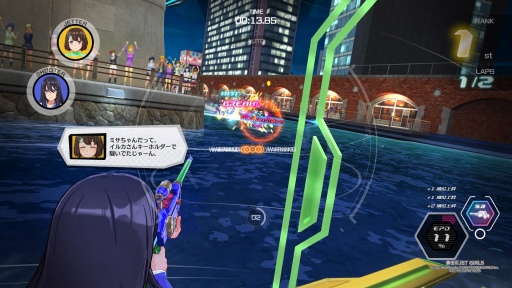 画像ギャラリー No.034のサムネイル画像 / 「神田川 JET GIRLS」を先行プレイ。本格的な水上ジェットレースと，健康的な魅力あふれる美少女たちの物語が楽しめる新作アクションレース