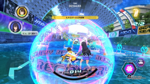 画像ギャラリー No.036のサムネイル画像 / 「神田川 JET GIRLS」を先行プレイ。本格的な水上ジェットレースと，健康的な魅力あふれる美少女たちの物語が楽しめる新作アクションレース
