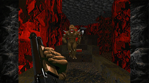 画像ギャラリー No.002のサムネイル画像 / 現行機種向け「DOOM」「DOOM II」のアップデート実施。60fps対応のほか，ジョン・ロメロ氏の「SIGIL」もプレイ可能に