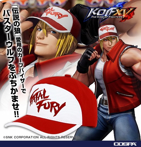 画像ギャラリー No.009のサムネイル画像 / 伝説の狼のトレードマークを再現。「THE KING OF FIGHTERS XV」テリー・ボガード風カーブバイザーを2025年3月下旬に発売
