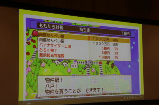 画像ギャラリー No.011のサムネイル画像 / 「桃鉄 教育版」の教育的価値や小学校での実践事例を紹介。「エデュテイメント祭り！ at 東京大学」のセッションをレポート