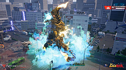 画像ギャラリー No.002のサムネイル画像 / 「GIGABASH」本日配信。往年の怪獣映画からインスパイアされた怪獣やヒーローを操作して，最大4人で戦いを楽しめるアリーナ型対戦アクション