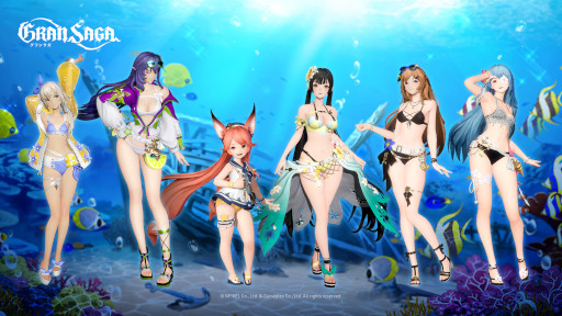 画像ギャラリー No.004のサムネイル画像 / 「グランサガ」，イベント“夏と冒険のアンサンブル”を開催。夏をテーマにした新衣装が登場
