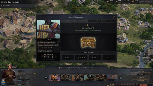 画像ギャラリー No.002のサムネイル画像 / Steamでセールが行われている「Crusader Kings III」に，最新DLC「Tours & Tournaments」登場。フリーウィークエンドも実施中