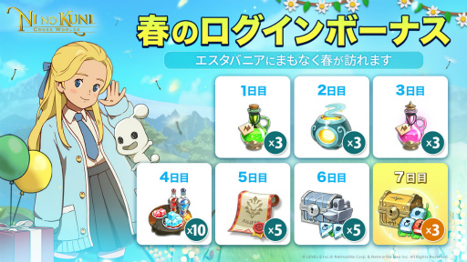 画像ギャラリー No.003のサムネイル画像 / 「二ノ国: Cross Worlds」，春の到来を記念した新コスチュームや新イベントを追加