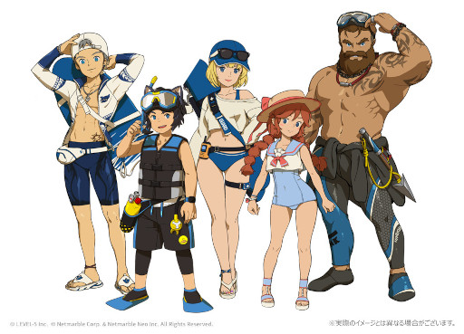 画像ギャラリー No.003のサムネイル画像 / 「二ノ国: Cross Worlds」，“ホットサマーイベント”を開催中。新水着コスチュームが登場