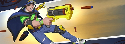 画像ギャラリー No.001のサムネイル画像 / 「オーバーウォッチ 2」，トイガンでおなじみの“NERF（ナーフ）”とのコラボを発表。独特な発射音も再現したキャスディのスキンが登場