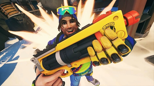 画像ギャラリー No.002のサムネイル画像 / 「オーバーウォッチ 2」，トイガンでおなじみの“NERF（ナーフ）”とのコラボを発表。独特な発射音も再現したキャスディのスキンが登場