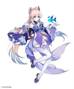 画像ギャラリー No.007のサムネイル画像 / 「原神」★5 甘雨（氷）＆珊瑚宮心海（水）などがイベント祈願に登場。★5 アモスの弓，不滅の月華の出現率も大幅UP