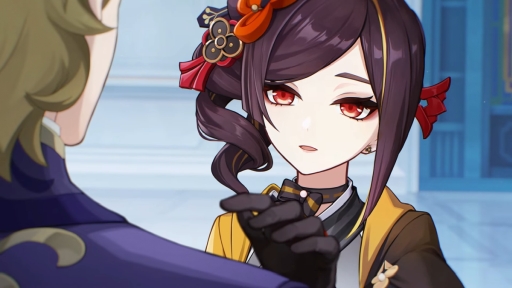 画像ギャラリー No.002のサムネイル画像 / 「原神」，千織（CV：竹達彩奈）の情報を公開。エピソード動画「緋織一心」では，千織の絶対に曲げられない規則が垣間見える