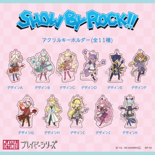 画像ギャラリー No.002のサムネイル画像 / 「SHOW BY ROCK!!」×プレイピーシリーズ，パスケースやアクリルキーホルダーなどの一般販売が本日開始