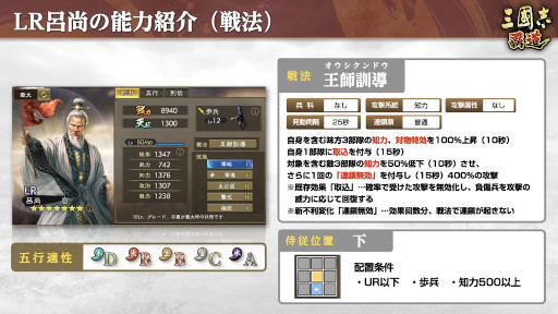 画像ギャラリー No.004のサムネイル画像 / 「三國志 覇道」，新レアリティの「LR」で天賦1300の張飛と呂尚が登場