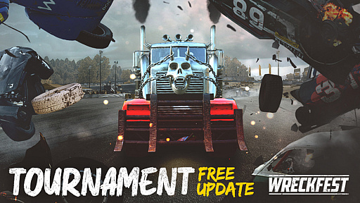 画像ギャラリー No.001のサムネイル画像 / 「Wreckfest（レックフェスト）」の大型アップデート「トーナメントモード」が実装。3台のアメリカンマシンを追加する有料DLCが配信開始
