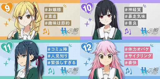 画像ギャラリー No.016のサムネイル画像 / 「22/7 音楽の時間」，メンバーの成長を目指す“二人三脚プロジェクト”がスタート