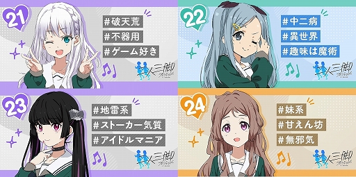画像ギャラリー No.019のサムネイル画像 / 「22/7 音楽の時間」，メンバーの成長を目指す“二人三脚プロジェクト”がスタート