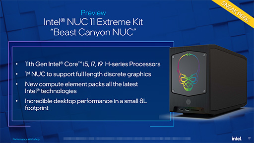 画像ギャラリー No.006のサムネイル画像 / Intel，4コア版第11世代Coreプロセッサの高クロック版「Core i7-1195G7」など2製品を発表