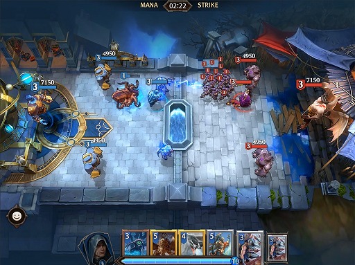 画像ギャラリー No.001のサムネイル画像 / 「マジック：マナストライク」が配信スタート。TCG「マジック：ザ・ギャザリング」をベースに作られたリアルタイム戦略対戦ゲーム
