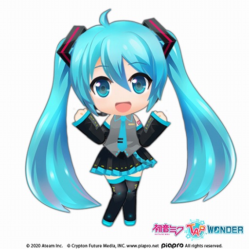 画像ギャラリー No.007のサムネイル画像 / 「初音ミク -TAP WONDER-」，BGM・ペットデザインの公募採用作品が発表。初音ミクのキャラクタービジュアルも
