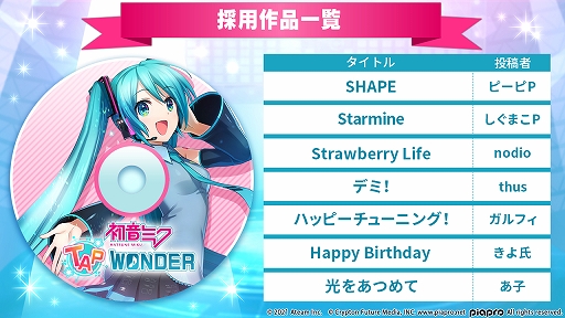 画像ギャラリー No.004のサムネイル画像 / 「初音ミク -TAP WONDER-」，新作コスチュームなどが入手できる1周年キャンペーンが開催中