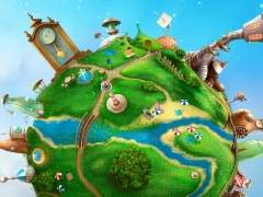 パズルを解いて，美しい星を復活させるSwitch用ソフト「タイニーバン・ストーリー」が3月5日に配信決定。3月11日までは50％OFFに