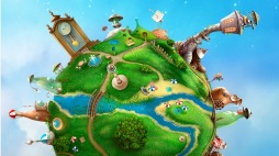 画像ギャラリー No.005のサムネイル画像 / Switch「タイニーバン・ストーリー」の配信が本日スタート。絵本のような惑星“タイニープラネット”でパズルに挑戦