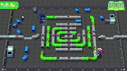 画像ギャラリー No.004のサムネイル画像 / Switch「ワーキング ゾンビーズ」の紹介動画第5弾「配管工編」が公開。パイプを正しく接続して，すべてのチェックポイントに水を通そう