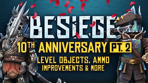 画像ギャラリー No.001のサムネイル画像 / “圧倒的好評”の攻城兵器サンドボックス「Besiege」，10周年記念コンテンツに収まりきらなかった要素を追加実装。ロードマップも公開