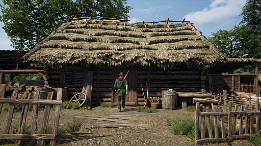 画像ギャラリー No.002のサムネイル画像 / PC向け国家建設シム「Medieval Dynasty」が2020年中にリリースへ。中世ヨーロッパ風世界で一介の農民から始まり，王国を築き上げる
