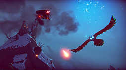 画像ギャラリー No.004のサムネイル画像 / 「The Falconeer」，日本語対応でPC，Xbos Series X，Xbox One向けにリリース。巨大なファルコンの背に乗って戦うアクションRPG