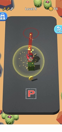 画像ギャラリー No.004のサムネイル画像 / 指定された場所に駐車しよう。パズルゲーム「Park Master」を紹介する「（ほぼ）日刊スマホゲーム通信」第2318回