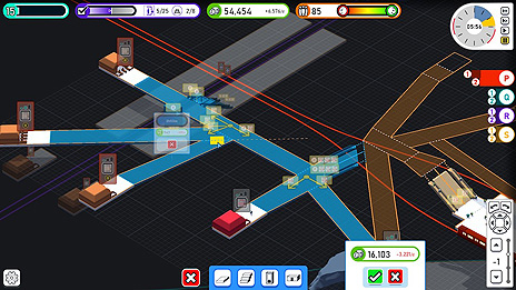 画像ギャラリー No.007のサムネイル画像 / 地下鉄構内構築シム「STATIONflow」の正式版がSteamで本日リリース。日本語対応で，難度変更オプションなども追加