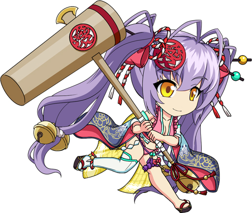 画像ギャラリー No.005のサムネイル画像 / 「百花繚乱」，GWキャンペーンに大槌を武器に戦うツインテールの美少女「直江兼続」が登場