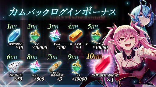 画像ギャラリー No.001のサムネイル画像 / 「アンノウンブライド」，30日以上未ログインのプレイヤーを対象にしたカムバックキャンペーンが開催